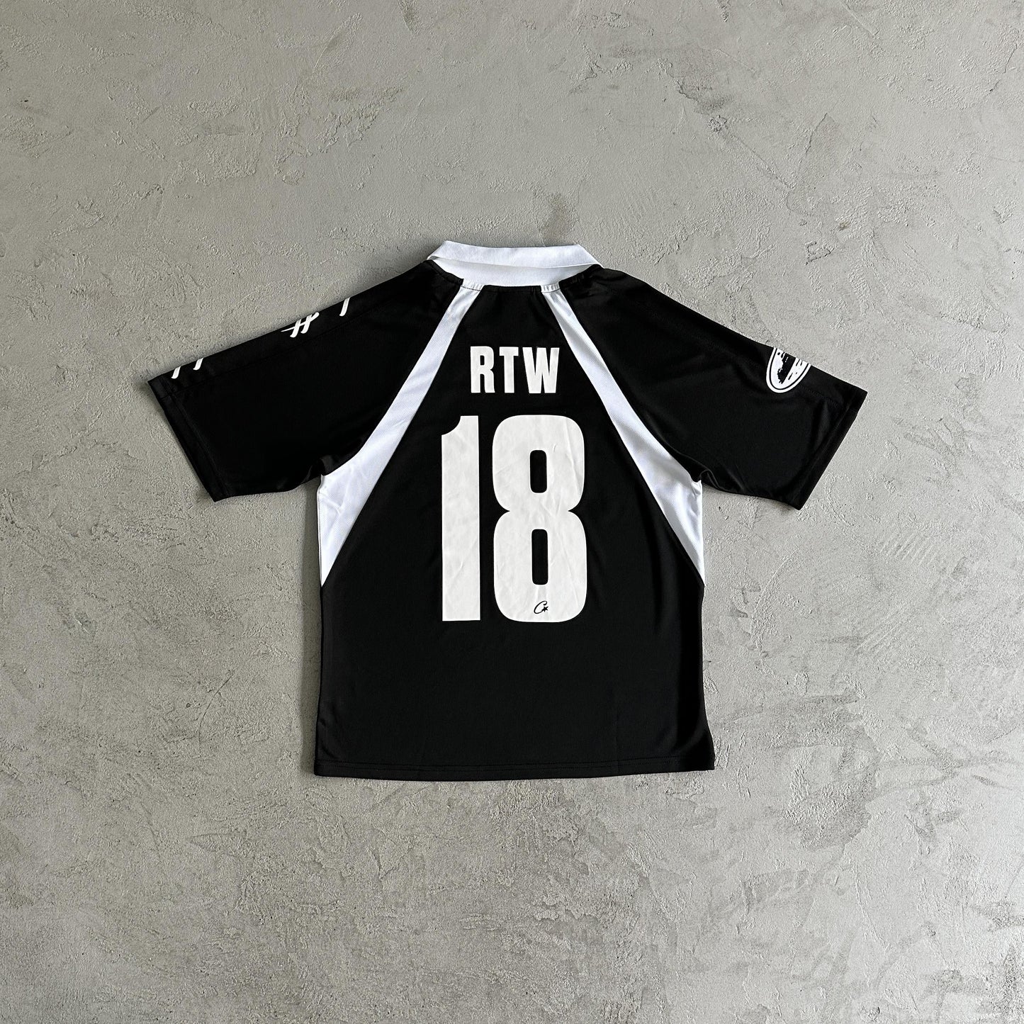 Corteiz Panel Jersey-Black