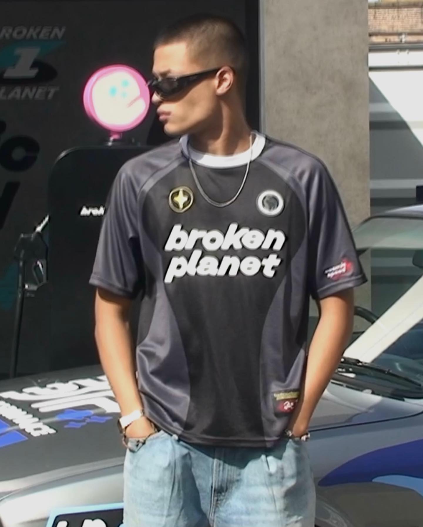 Broken P Football TShirt